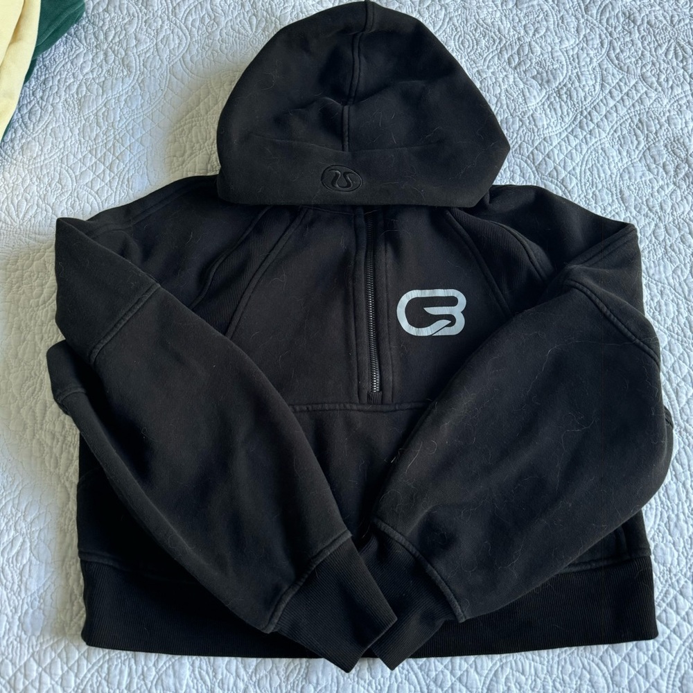 Lululemon x cyclebar scuba half zip